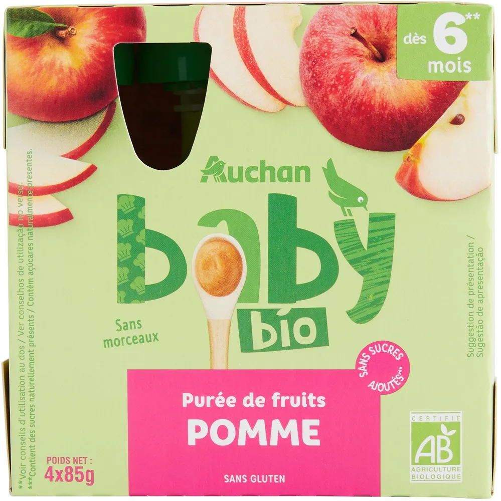 Purée de fruits - Pomme.