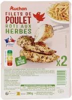 Filets de poulet rôtis aux herbes