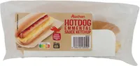 Hotdog emmental sauce ketchup