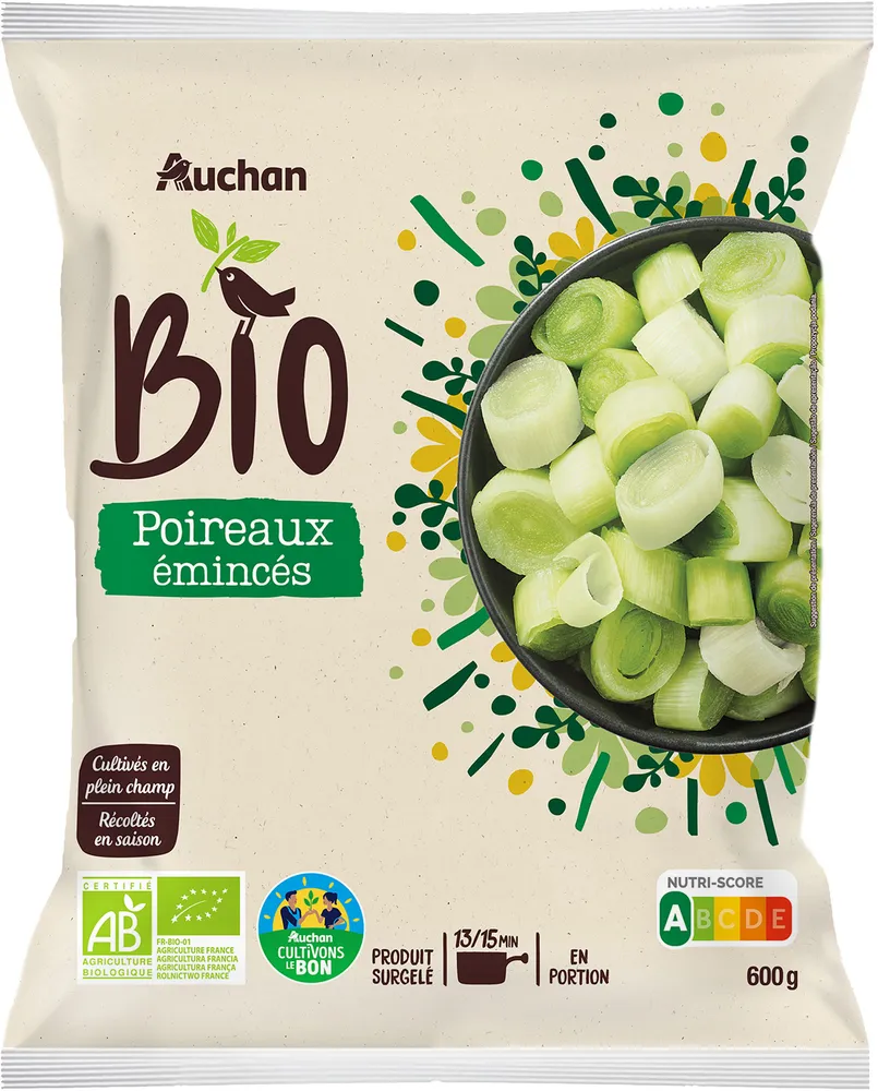 Poireaux émincés