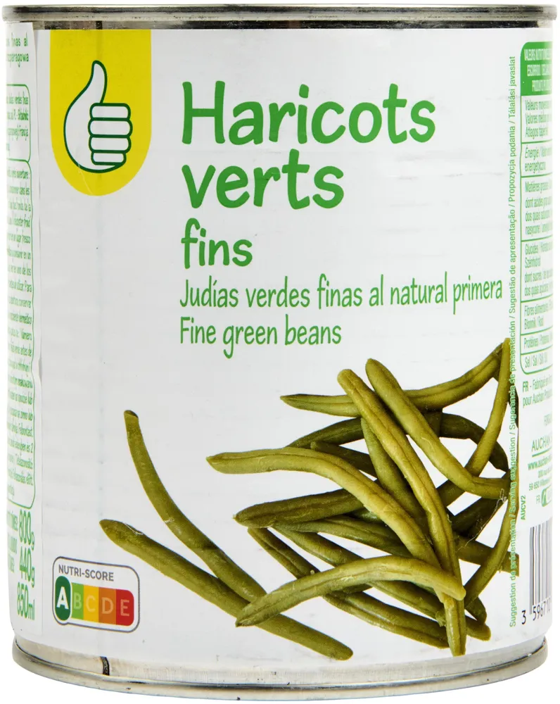 Haricots verts fins