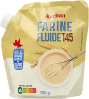 Farine Fluide (origine blé français)Garantie sans grumeauxIdéale pour pâtisserie et cuisine