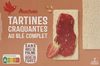Tartines craquante au blé complet