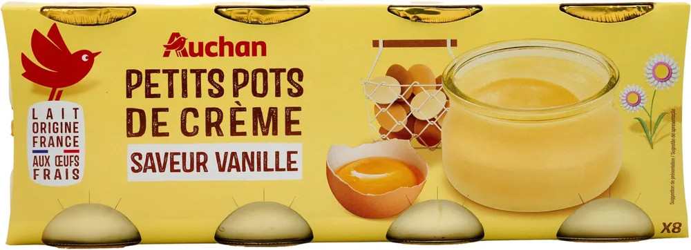 Petits Pots de crèmesaveur vanille