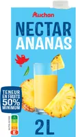 Nectar d'ananas à base de jus concentré - teneur en fruit 50% minimum.
