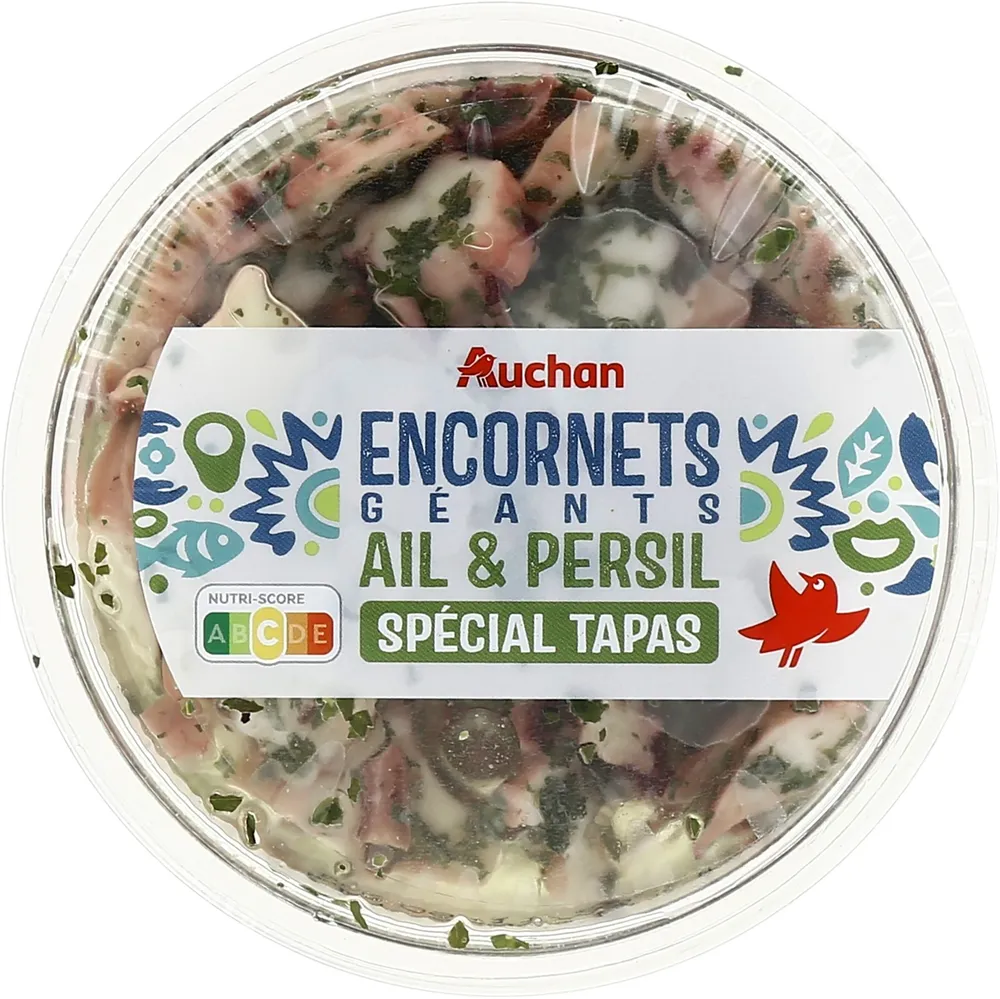 Encornets géants ail et persil 120g