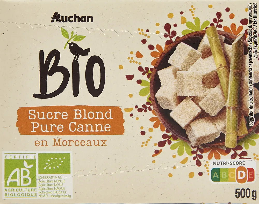 Sucre blond pure canne BIO