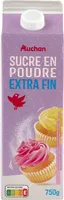 Auchan sucre blanc extra fin poudre tetra 750g