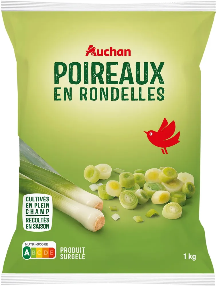 Poireaux en rondelles