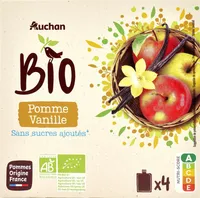 Compote pomme vanille