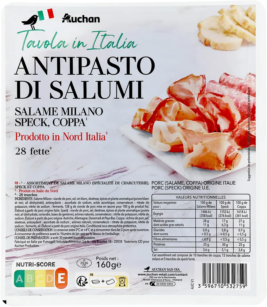 Antipasto di salumi