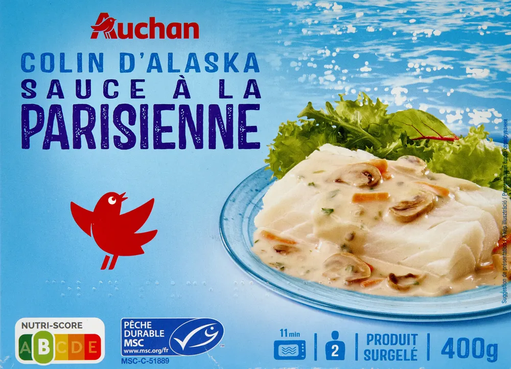 Colin d'Alaska sauce à la parisienne