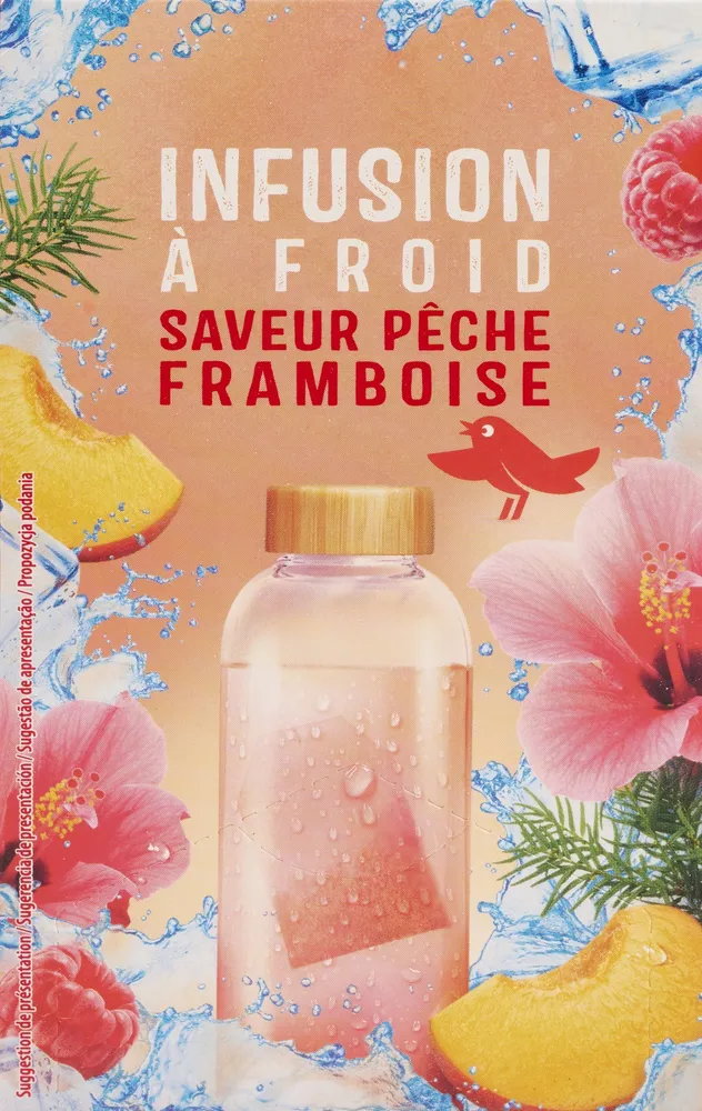 Infusion glacée Infusion pêche framboise 40g