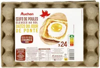 OEUFS DE POULEES ELEVEES AU SOLDatés du jour de ponteX24