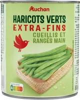 Haricots verts extra-fins cueillis et rangés main