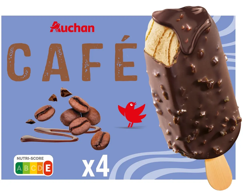 Bâtonnets glaces café