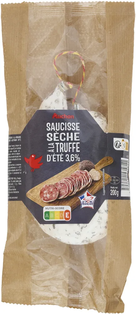 Saucisse sèche à la truffe d'été 3.6%