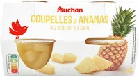 Coupelles Ananas Au sirop léger