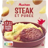 Steak et purée