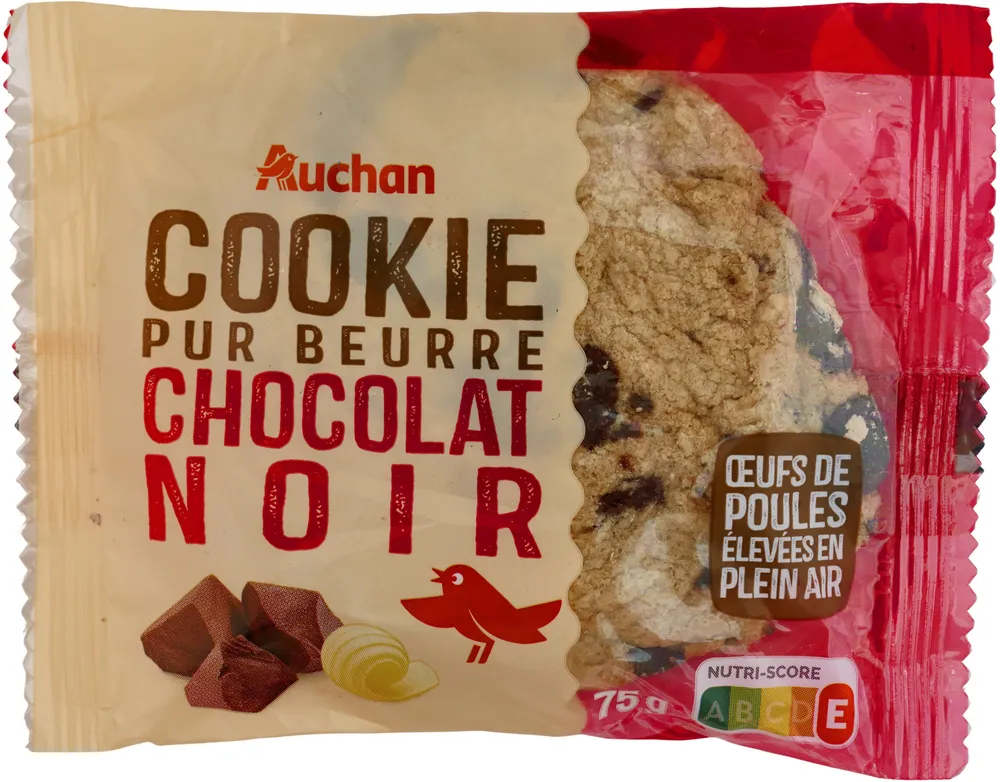 Cookie pur beurrechocolat noir