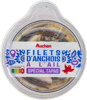 Filet d'anchois marinés à l'ail