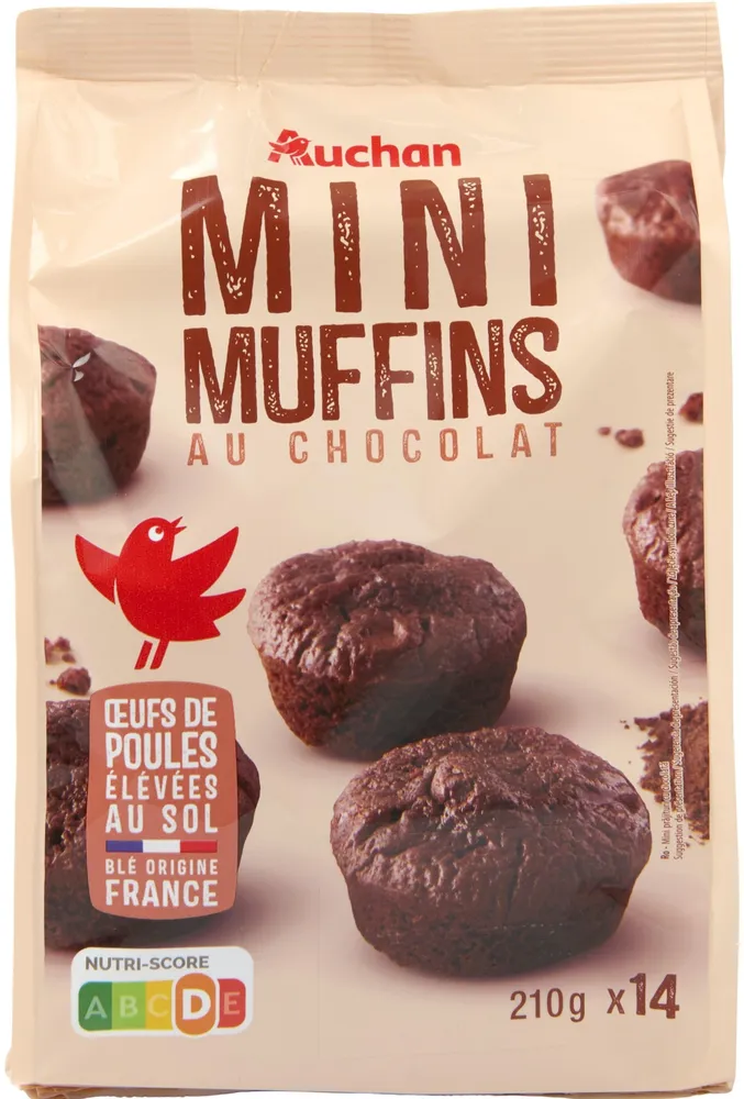 Mini muffins au chocolat