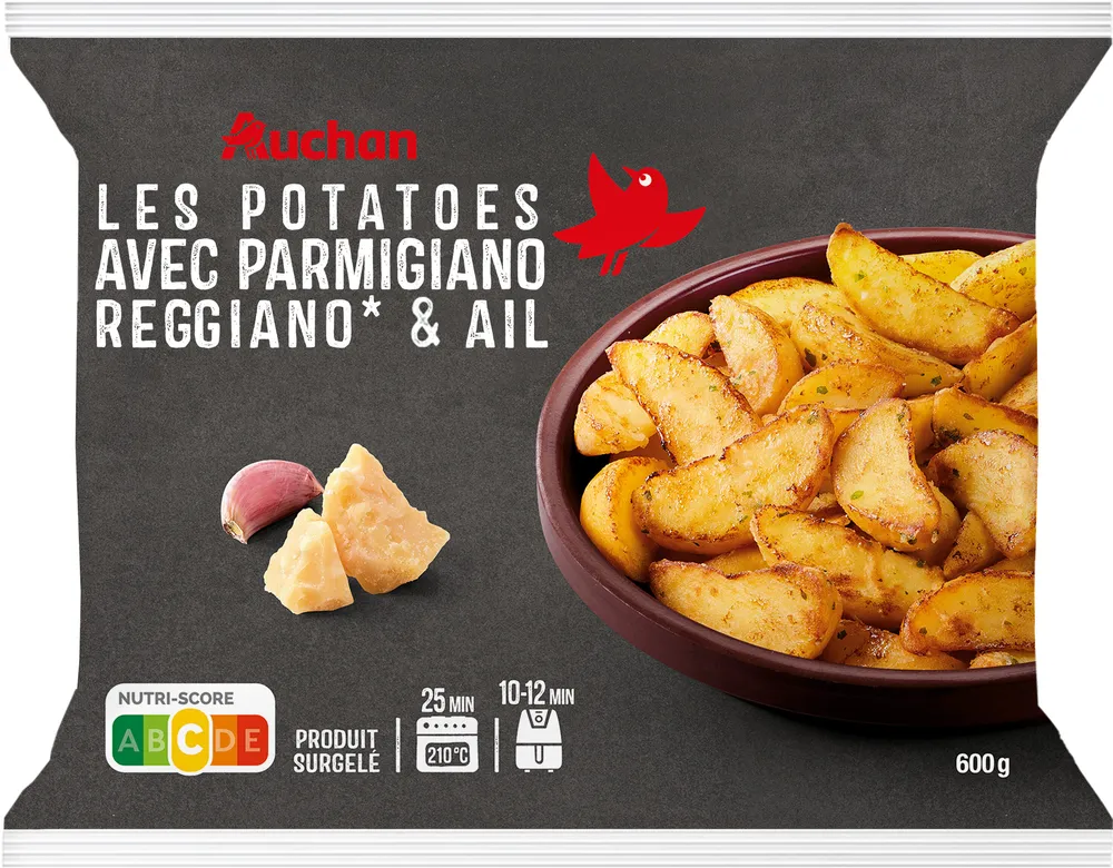 Les potatoes avec Parmigiano Reggiano* et ail * Autorisation Consortium Parmigiano Reggiano