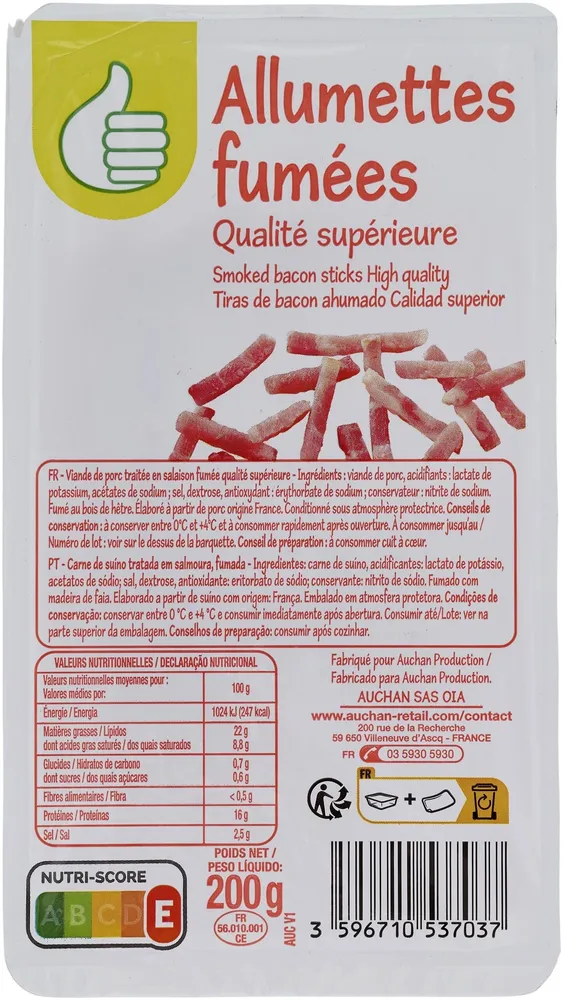 Allumettes fumées