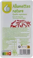 Allumettes nature qualité supérieure