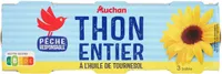 Thon entier à l'huile de tournesol