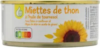 Miettes de Thon listao à l'huile de tournesol