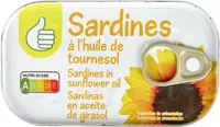 Sardines à l'huile de tournesol