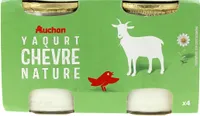 Yaourt au lait de chèvre nature 4x120g
