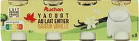 Yaourt au lait entierSaveur Vanille