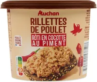 Rillettes de poulet rôti en cocotte au piment