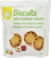 Biscuits Pâte à tartiner noisette