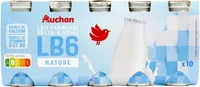 Lait fermenté à boire LB6 nature sucrésource de calciumsource de vitamines D et B6