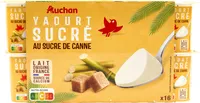 Yaourt sucré au sucre de canne