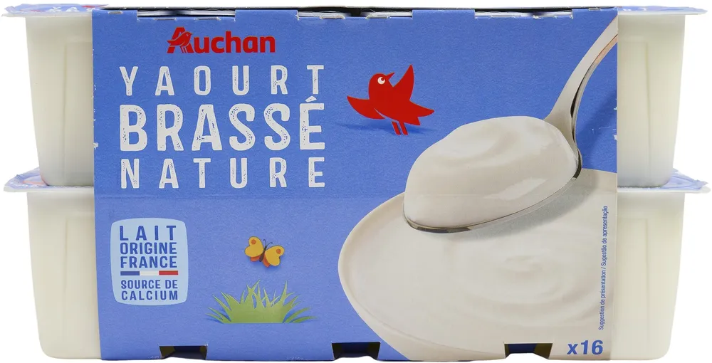 Yaourt brasse nature.