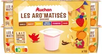 KIDS YAOURT AROMATISES6 saveurs : abricot, banane, fraise, framboise, fruits des bois, vanille