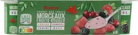Yaourt aux fruits morceaux fruit rouge