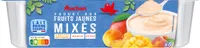 YAOURT AUX FRUITS MIXES FRUITS JAUNES Peche, abricot-nectarine, mangue