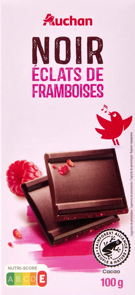 Noir éclats de framboises