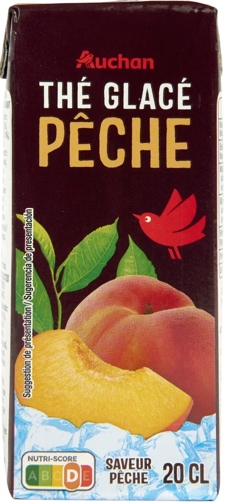 Thé glacé Pêche - saveur pêche