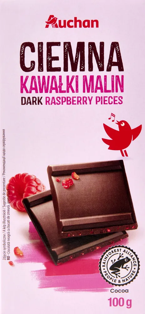Noir éclats de framboises