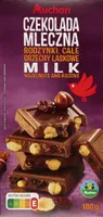 Lait raisins noisettes entieres