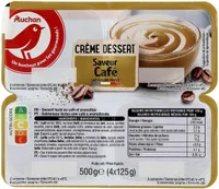 Crème dessert saveur café
