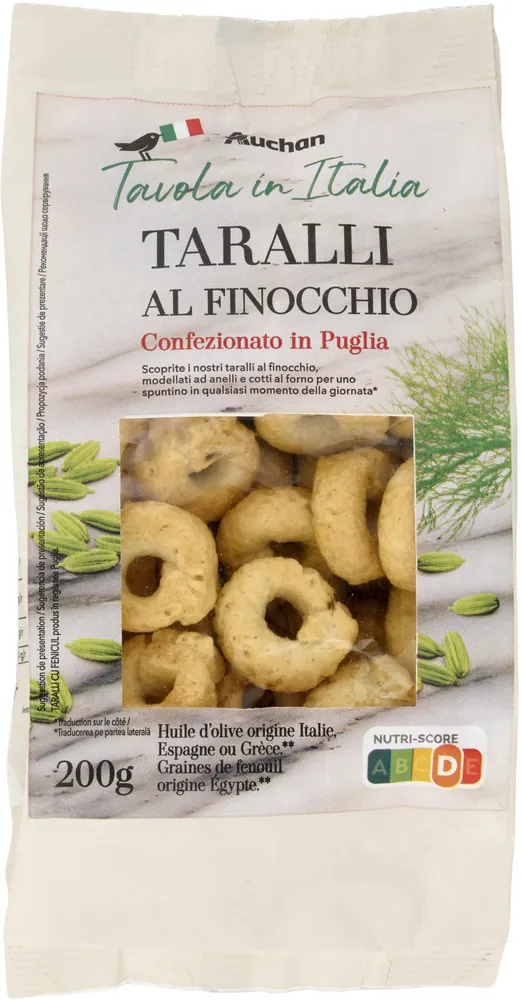 Taralli al finocchio