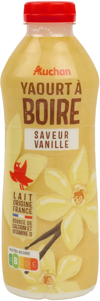Yaourt à boire saveur vanille