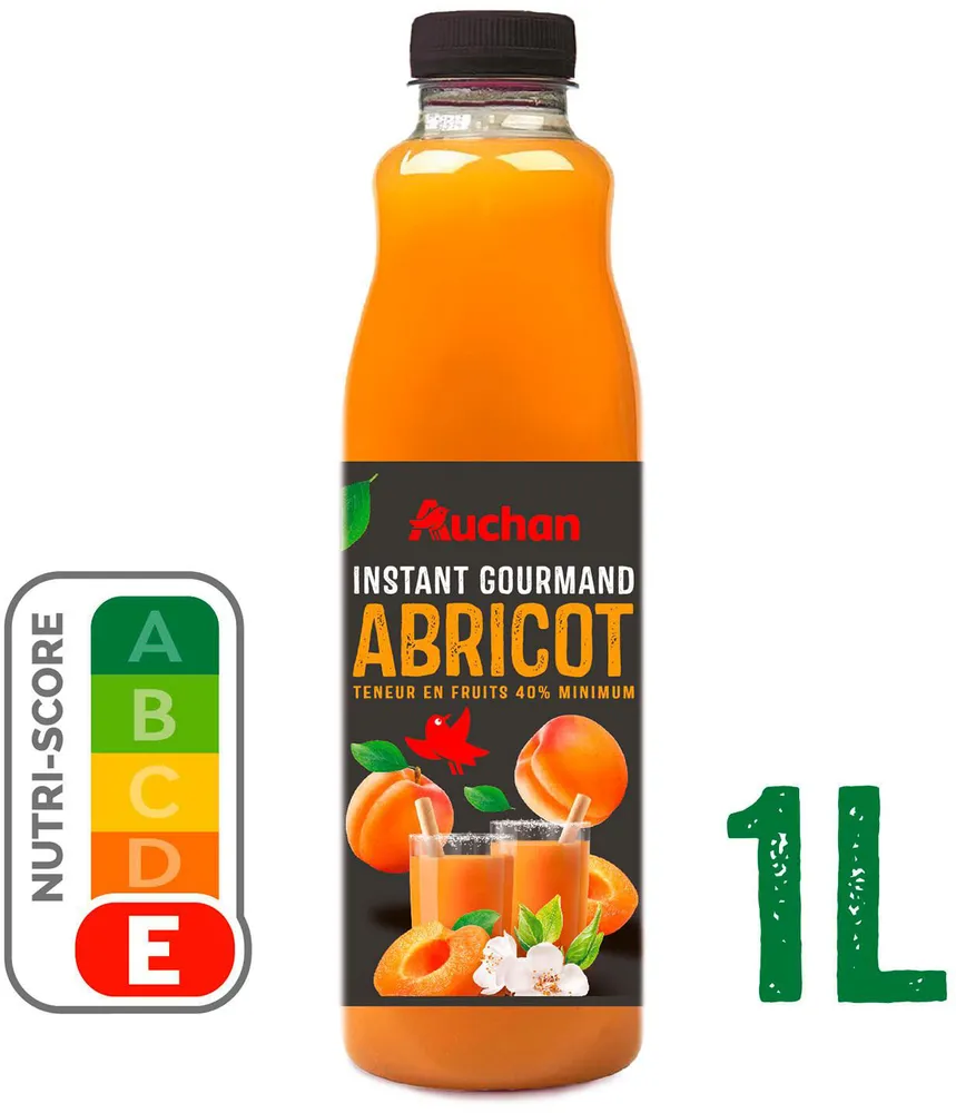 Instant Gourmand Abricot. Teneur en fruits : 40% minimum